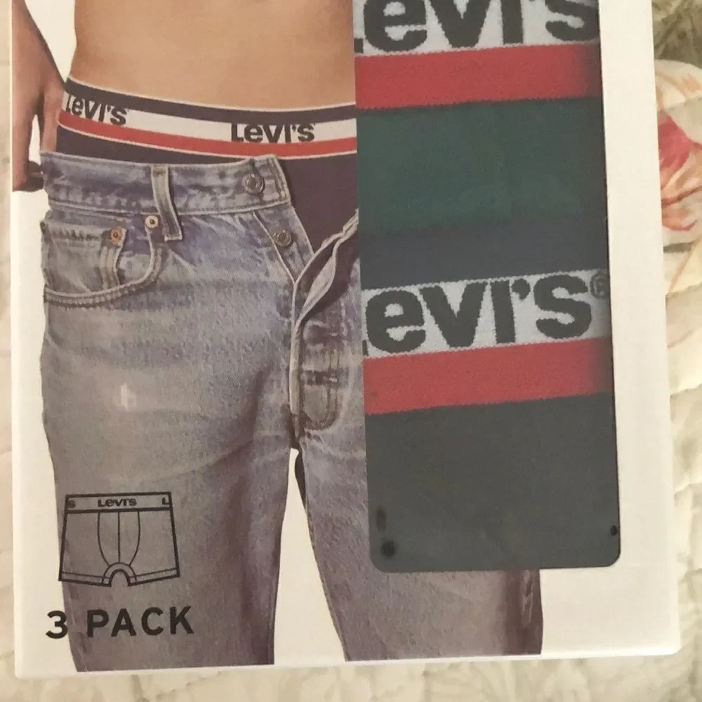 LEVI’S Small pack of 3 multicolored boxer briefs